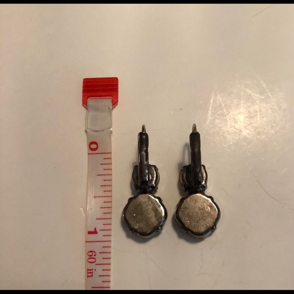 Two stone dangle earrings - Picture 7 of 8